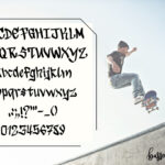 Skateboard Graffiti Font Poster 4