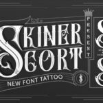 SkinerScort Font Poster 3