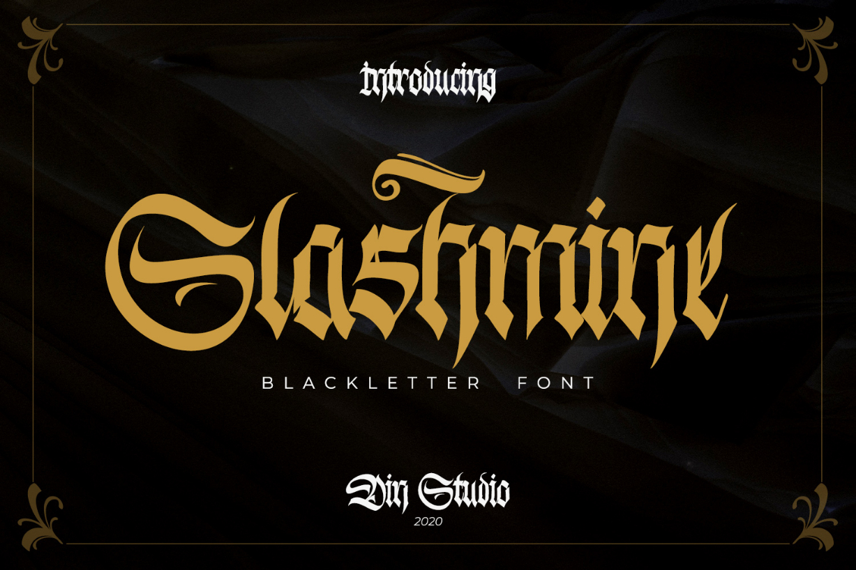 Slashmine Font Poster 1