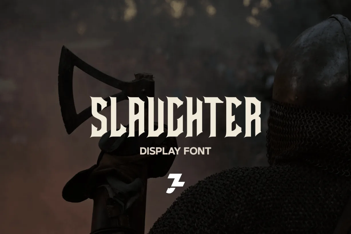 Slaughter Font Slaughter Font Poster 1