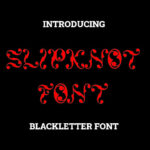 Slipknot Font Poster 3