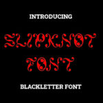 Slipknot Font Poster 1