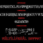 Slipknot Font Poster 10