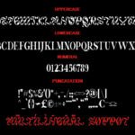 Slipknot Font Poster 10