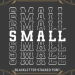 About Small Font Poster 3