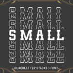 About Small Font Poster 1