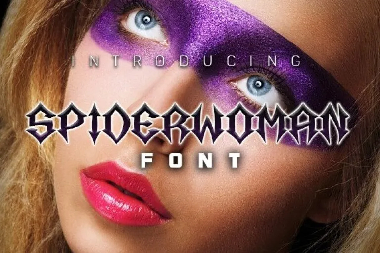 Spiderwoman Font