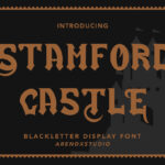 Stamford Castle Font Poster 3