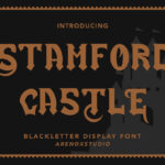 Stamford Castle Font Poster 1