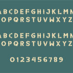 Stamp Mark Font Poster 5