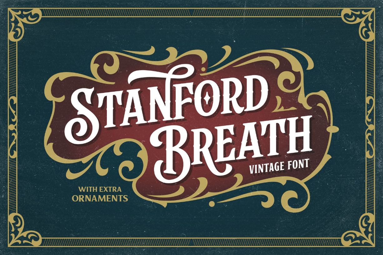 Stanford Breath Font Poster 1