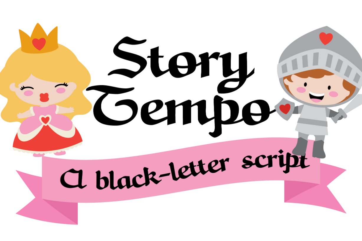 Story Tempo Font Poster 1