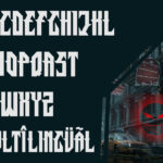 Straight Font Poster 4