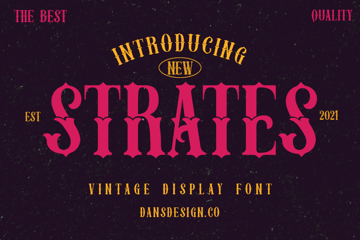 Strates Font