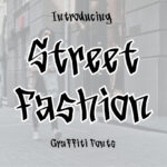 Street Fashion Font Poster 3