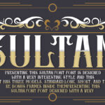 Sultan Font Poster 6