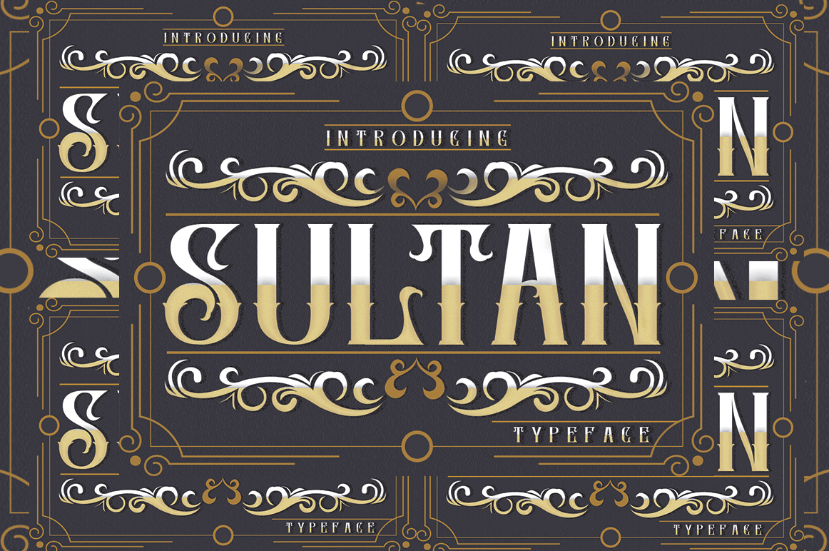 Sultan Font Poster 1