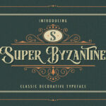 Super Byzantine Font Poster 3