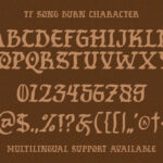 Tf Song Burn Font Poster 8