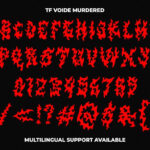 Tf Voide Murdered Font Poster 9