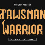 Talisman Warrior Font Poster 3