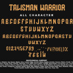 Talisman Warrior Font Poster 9