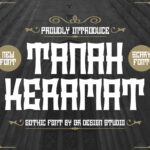 Tanah Keramat Font Poster 3