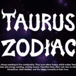 Taurus Sense Font Poster 4
