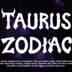 Taurus Sense Font Poster 4