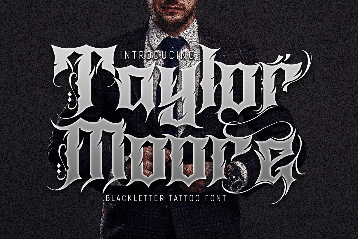 Taylor Moore Font Poster 1