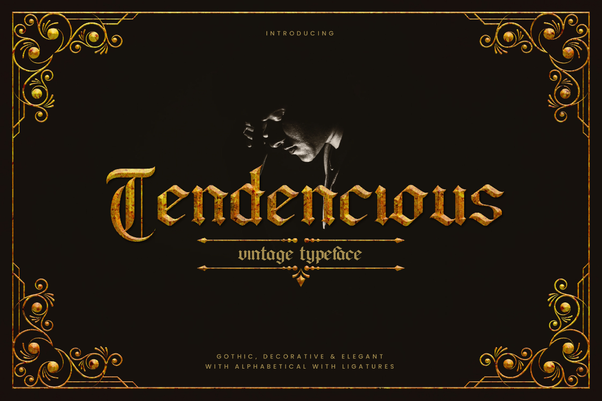 Tendencious Font Poster 1