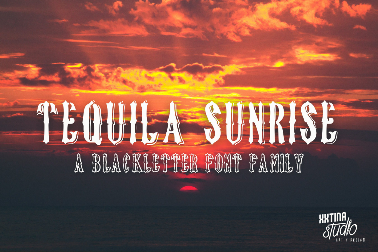 Tequila Sunrise Font