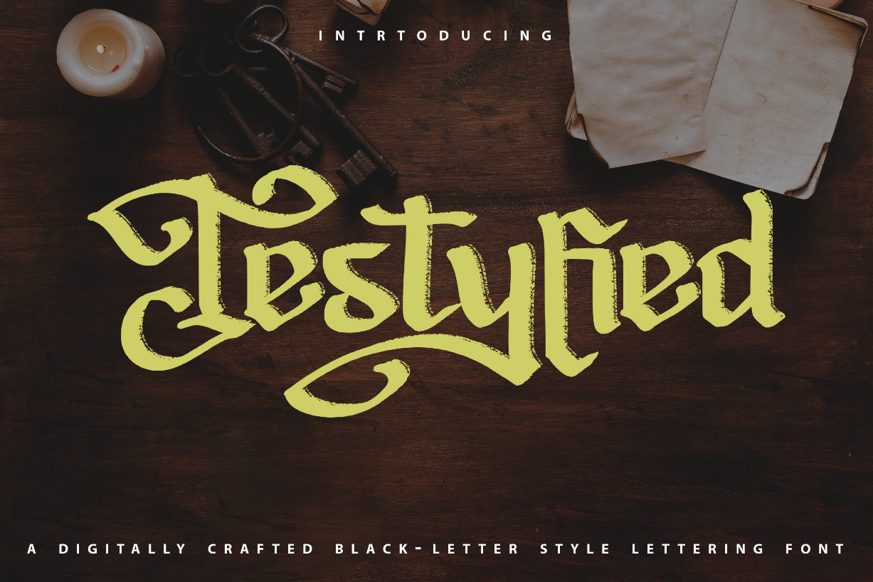 Testyfied Font