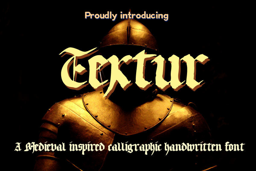 Textur Font Poster 1