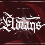 The Eldians Font Poster 3