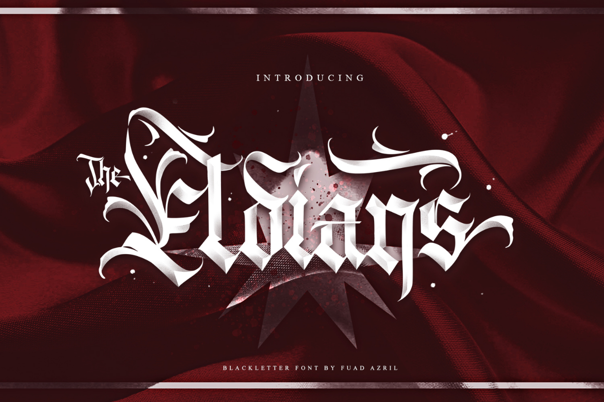 The Eldians Font Poster 1