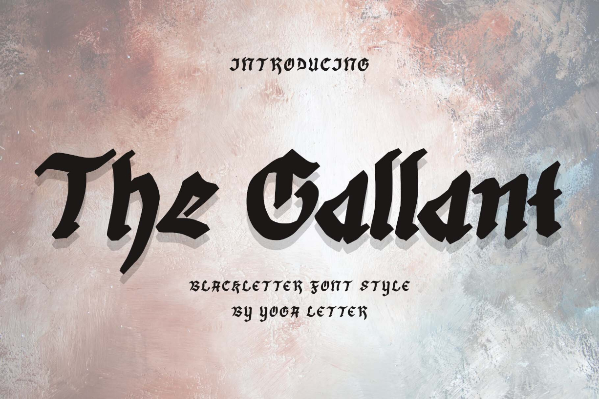 The Gallant Font Poster 1
