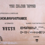 The Kalcer Retro Font Poster 5