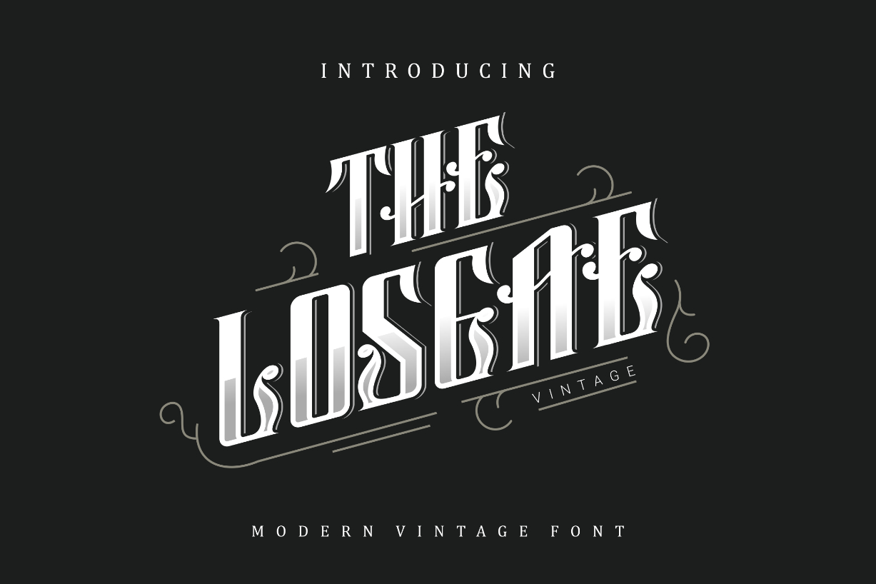 The Losgae Font Poster 1
