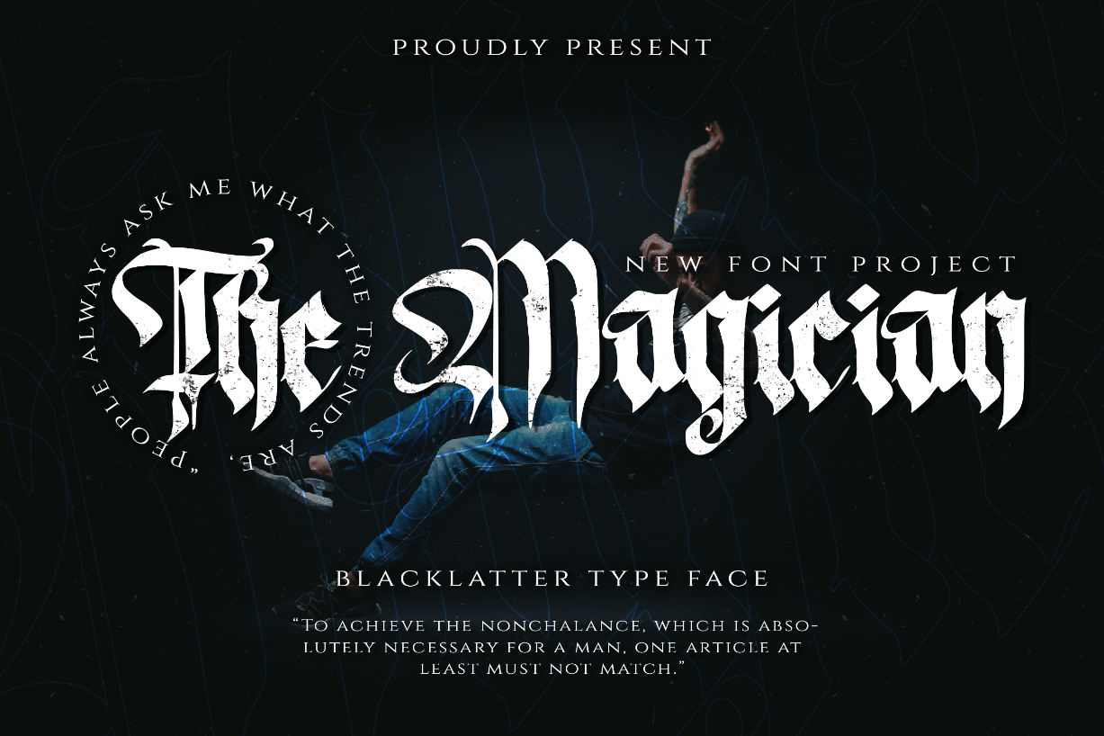 The Magician Font Poster 1