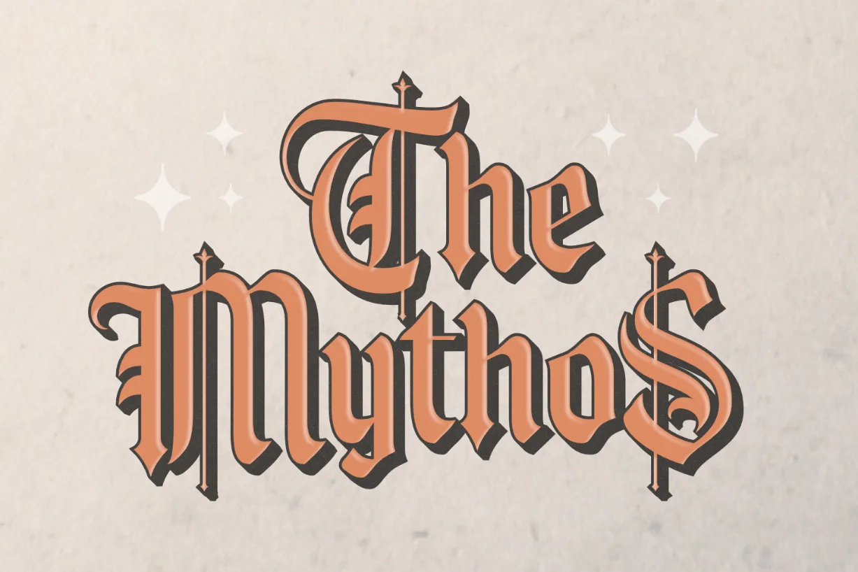 The Mythos Font The Mythos Font Poster 1