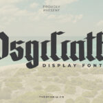 The Osgiliath Font Poster 3
