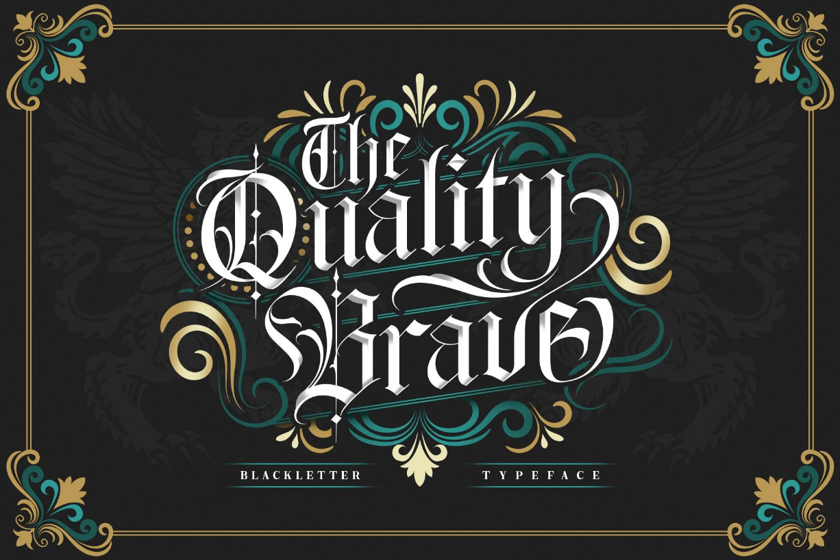 The Quality Brave Font