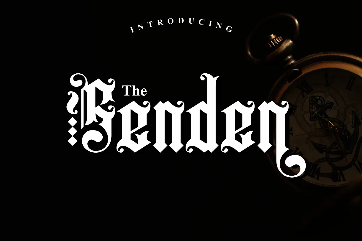 The Senden Font The Senden Font Poster 1