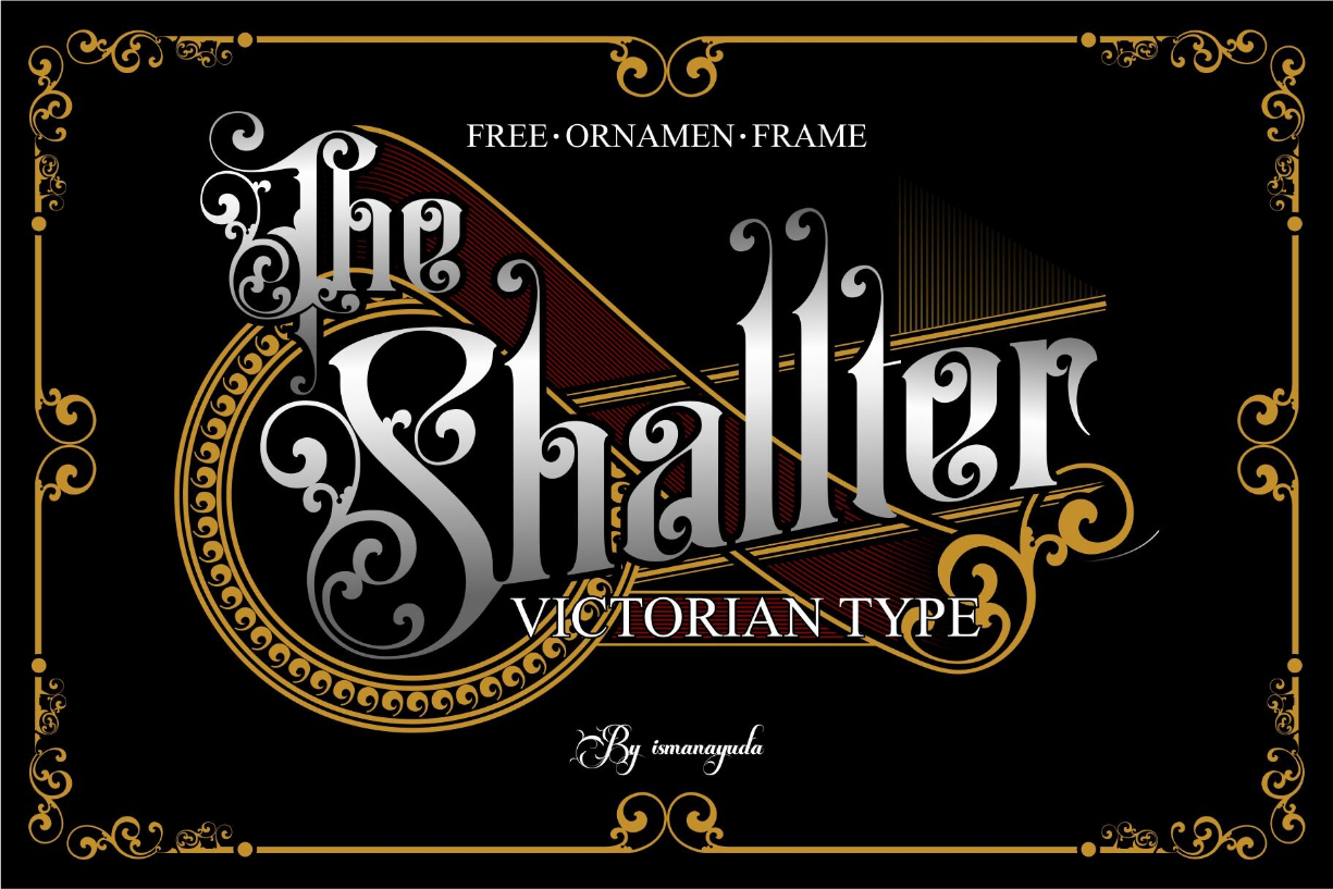 The Shallter Font Poster 1