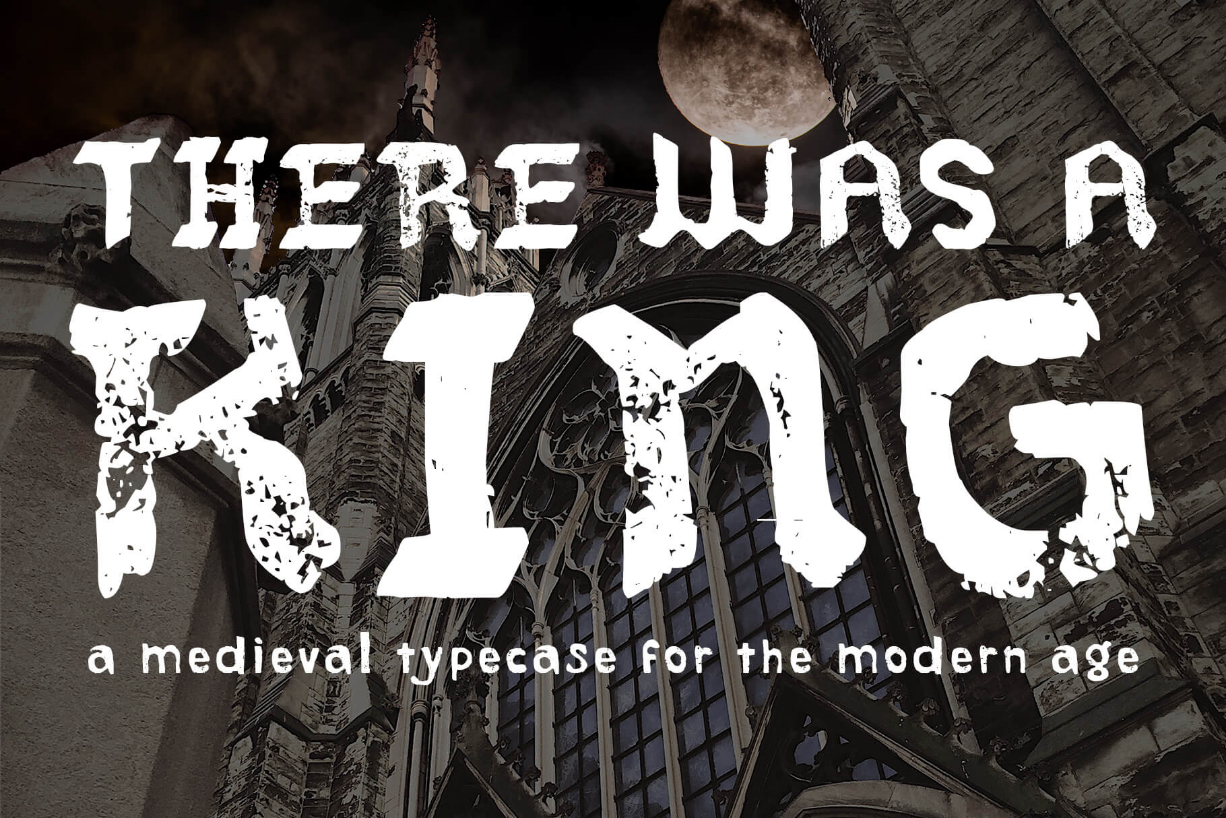 There Was a King Font Poster 1