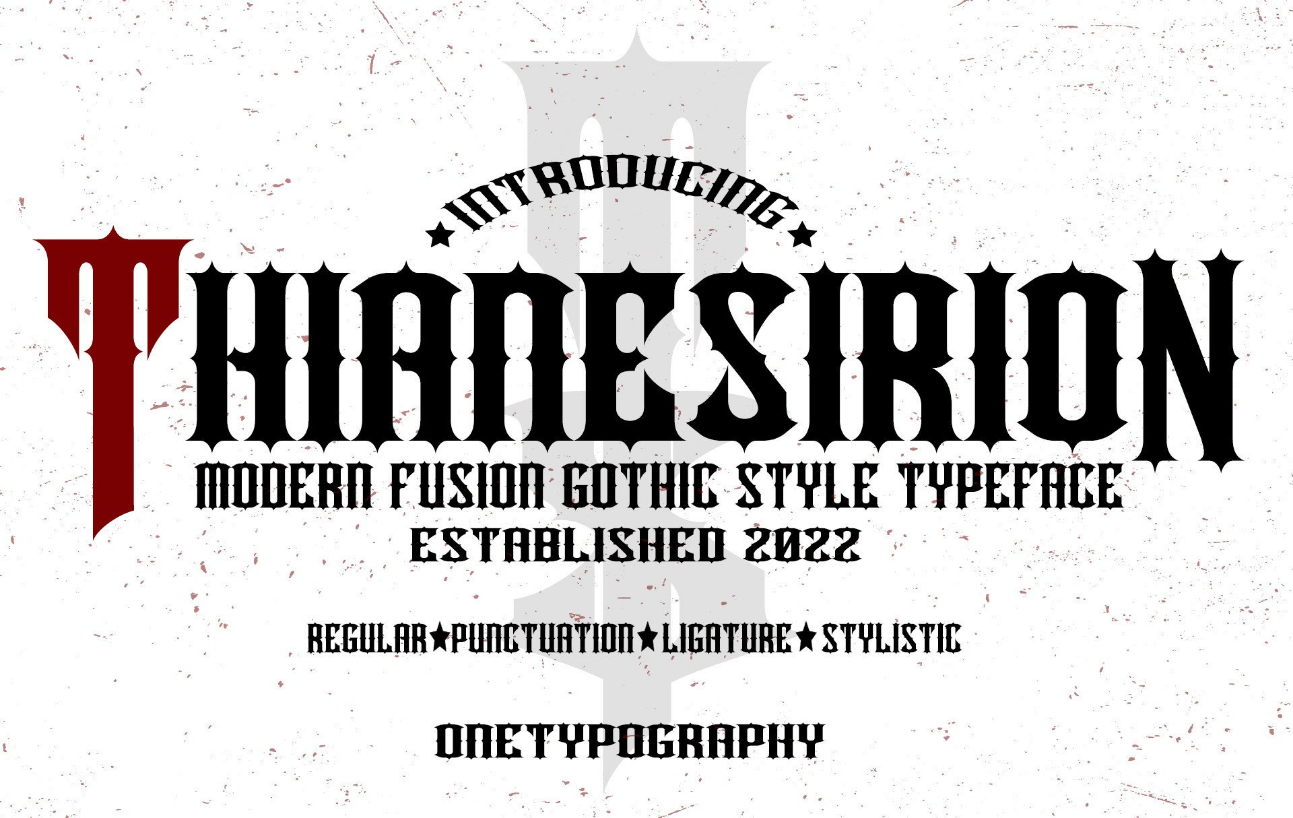 Thianesirion Font Poster 1