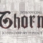 Thorn Font Poster 1