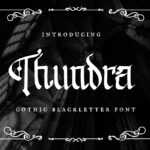 Thundra Font Poster 3