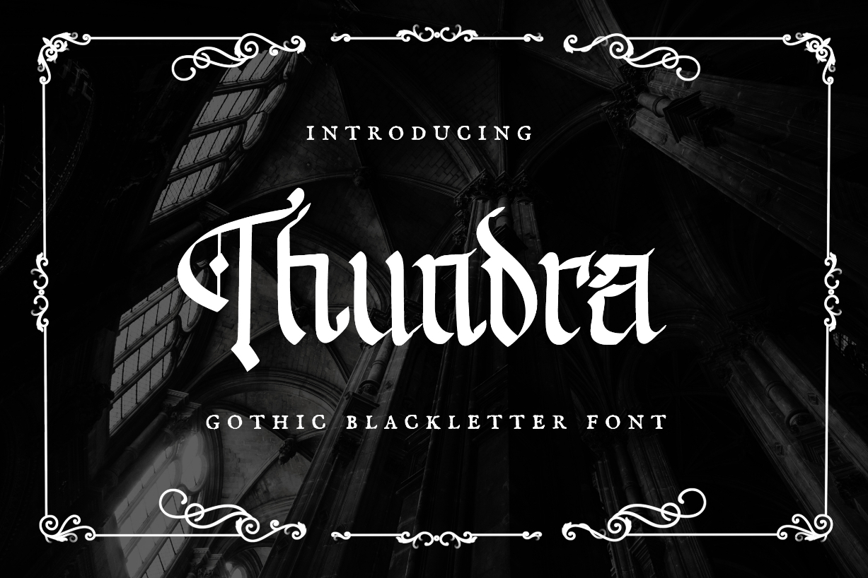 Thundra Font Poster 1